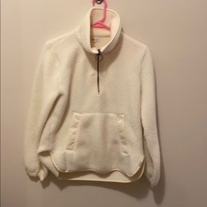 Madewell cream fleece